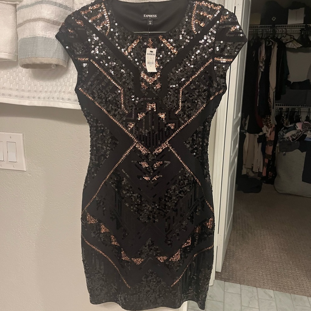 Express Sequin Dress